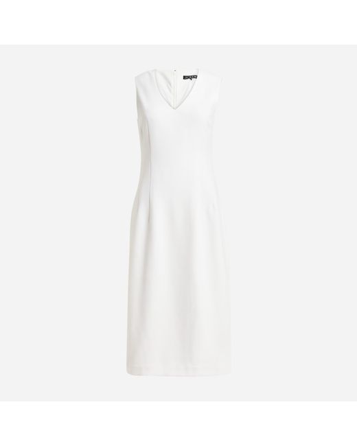 J.Crew Interview Dress In Fourseason Stretch in White Lyst