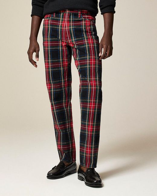 J.Crew Black Classic Five-Pocket Brushed Twill Pant for men