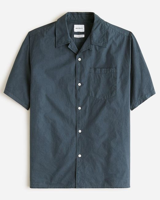 J.Crew Blue Norse Projects Carsten Tencel-Cotton Shirt for men
