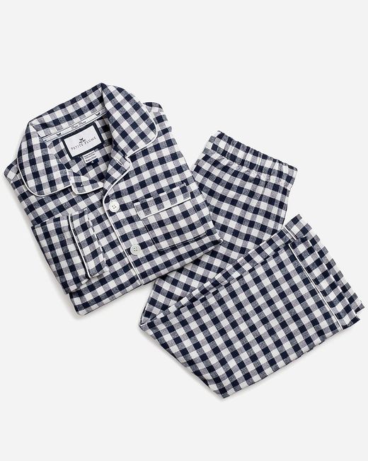 J.Crew Blue Petite Plume Flannel Pajama Set for men