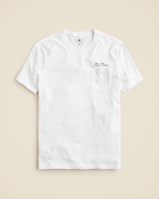 J.Crew White Laura Chautin X "The Flowers" Pride Graphic T-Shirt for men