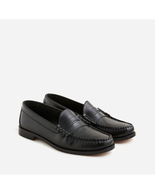 J.Crew Camden Loafers With Leather Soles in Black for Men Lyst