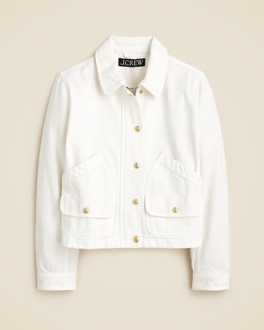 J.Crew Natural Short Barn Jacket