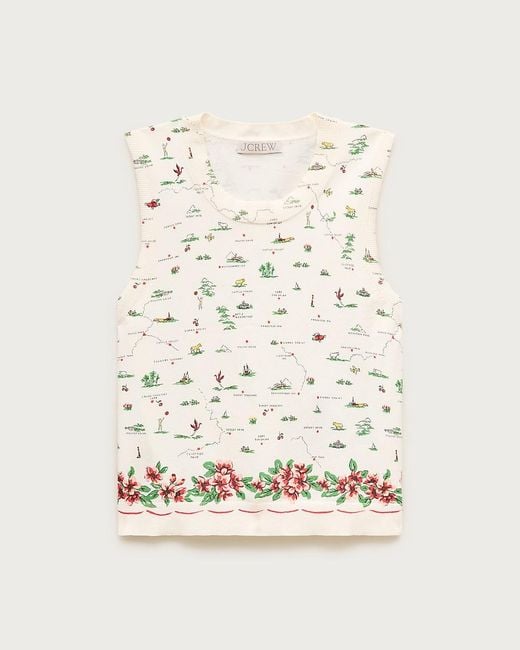 J.Crew White Jackie Sweater Shell