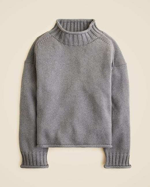 J.Crew Gray 2025 Rollneck Sweater