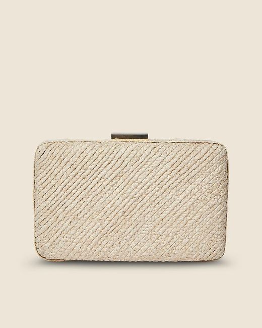 J.Crew Natural Kayu Carmen Clutch