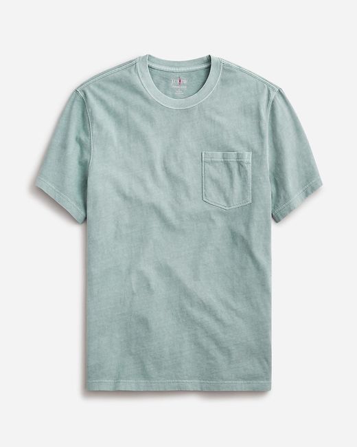 J.Crew Gray Tall Vintage-Wash Cotton Pocket T-Shirt for men