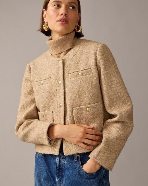 J.Crew Natural Collection Cropped Lady Jacket