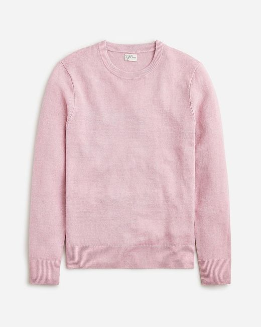 J.Crew Pink Linen Crewneck Sweater for men