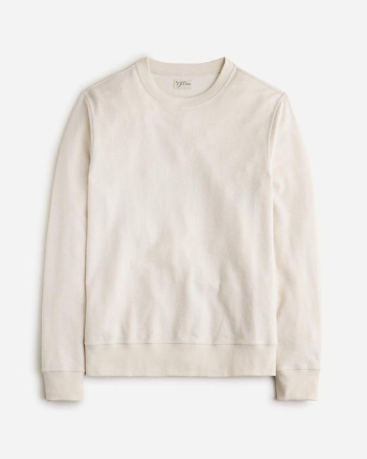 J.Crew White Long-Sleeve Textured Sweater-Tee for men