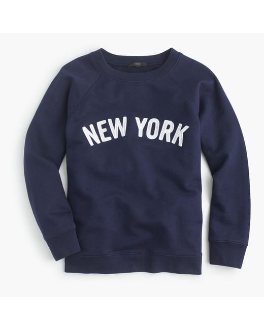 J.Crew Blue New York Sweatshirt