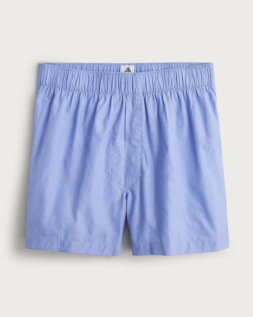 J.Crew Blue Thomas Mason For Cotton Boxers for men