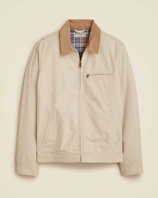 J.Crew Blue Wallace & Barnes Lightweight Canvas Work Jacket for men