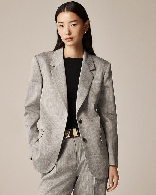 J.Crew Brown Classic Two-Button Blazer