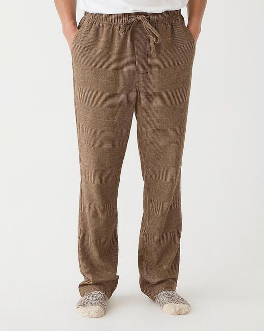 J.Crew Natural Flannel Pajama Pant for men