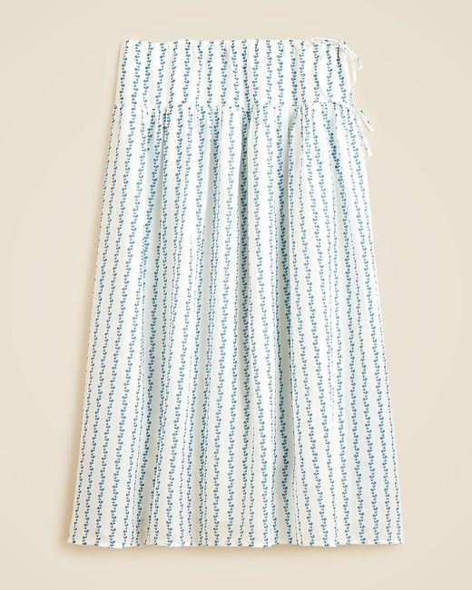 J.Crew Natural Side-Tie Skirt