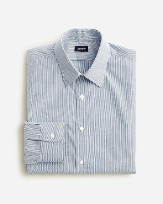 J.Crew Blue Slim Bowery Wrinkle-Free Dress Shirt With Point Collar for men