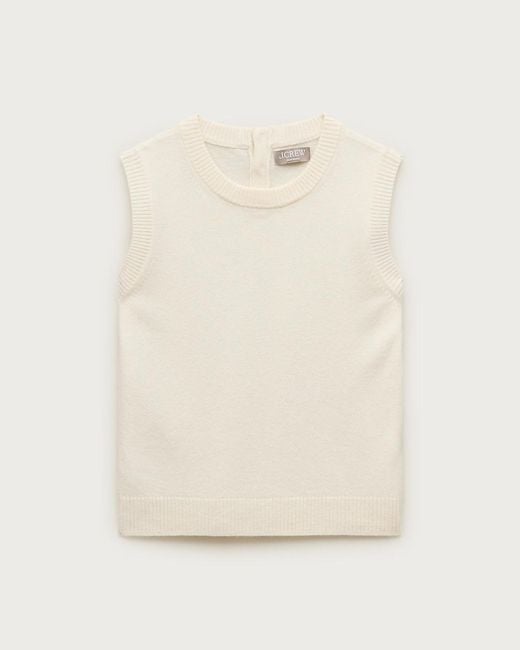 J.Crew Natural Cashmere Sweater Shell