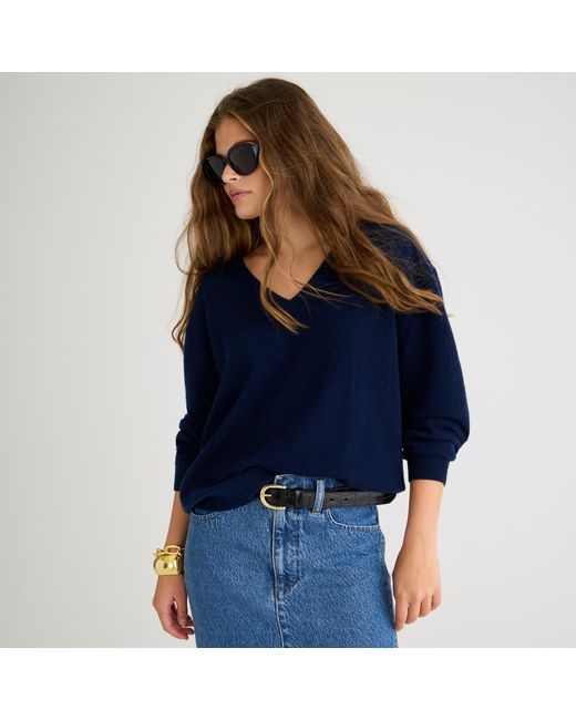 Relaxed v store neck sweater