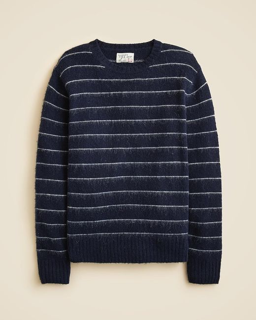 J.Crew Blue Brushed Wool Sweater for men