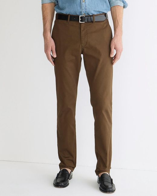 J.Crew Brown 770 Straight-Fit Stretch Chino Pant for men