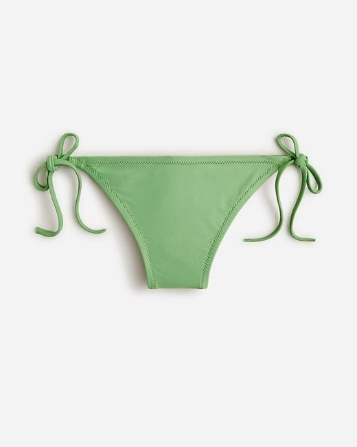 J.Crew Green String Hipster Bikini Bottom
