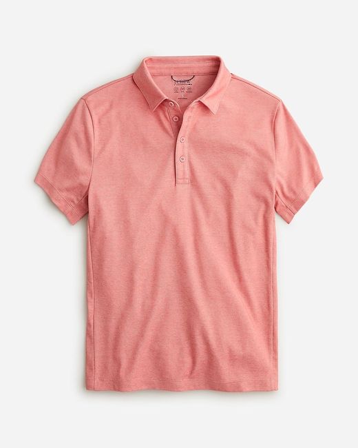 J.Crew Pink Slim Performance Polo Shirt With Coolmax for men