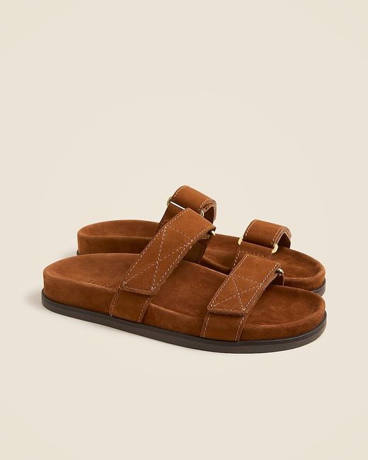 J.Crew Brown New Colbie Wide-Strap Sandals