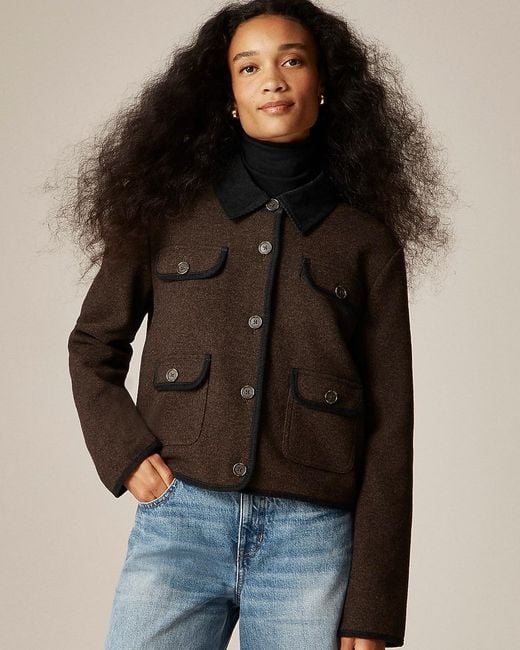 J.Crew Black Knit Jacket