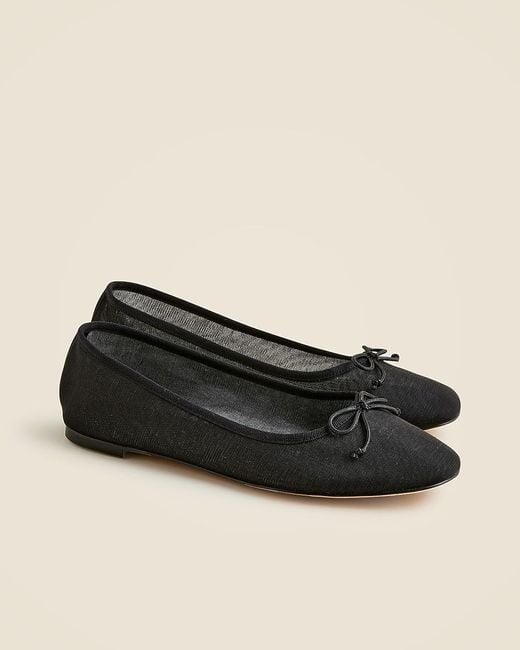 J.Crew Black Andi Ballet Flats