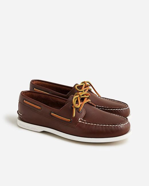 J.Crew Brown Sperry X Authentic Original Two-Eye Boat Shoes for men