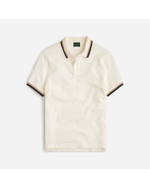 J.Crew Natural Classic Piqué Polo Shirt for men