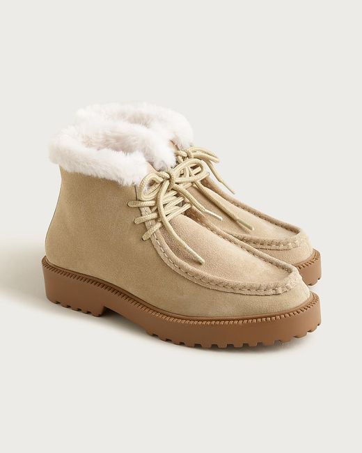 J.Crew Natural Lug-Sole Boots