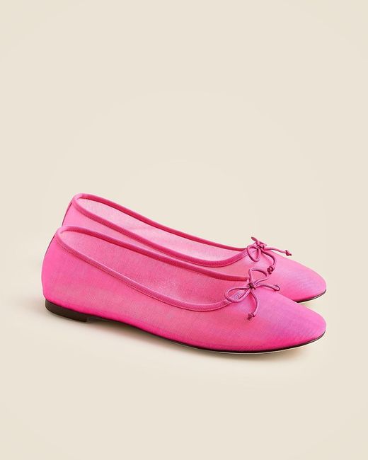 J.Crew Pink Andi Ballet Flats