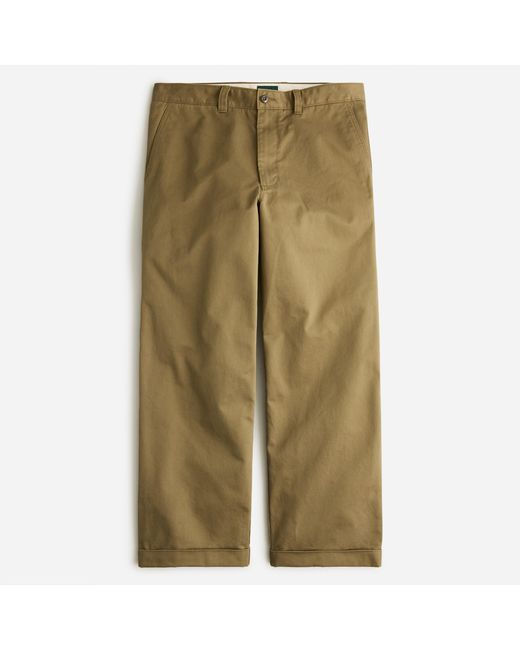 J.Crew Giantfit Chino Pant In Embroidered Canoe in Green for Men Lyst