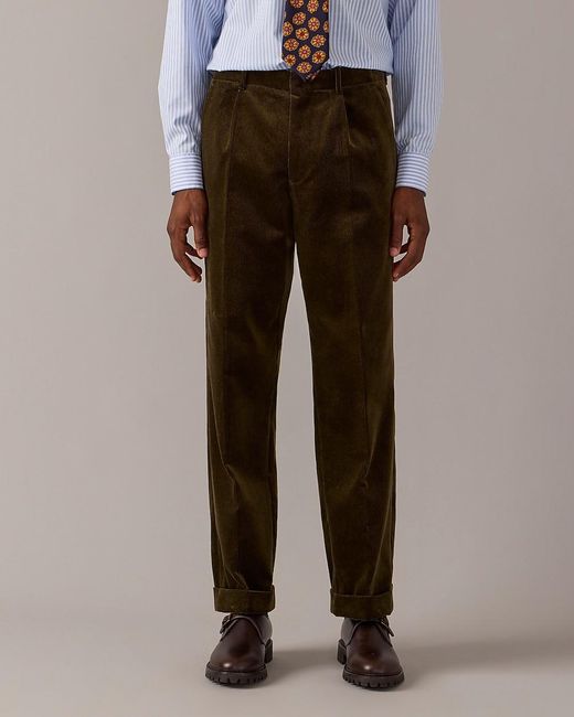 J.Crew Green Kenmare Relaxed-Fit Suit Pant for men