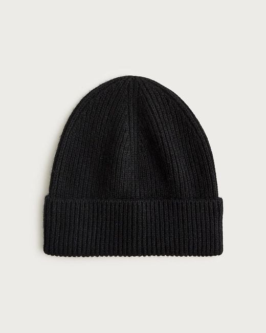J.Crew Black Cashmere Beanie for men