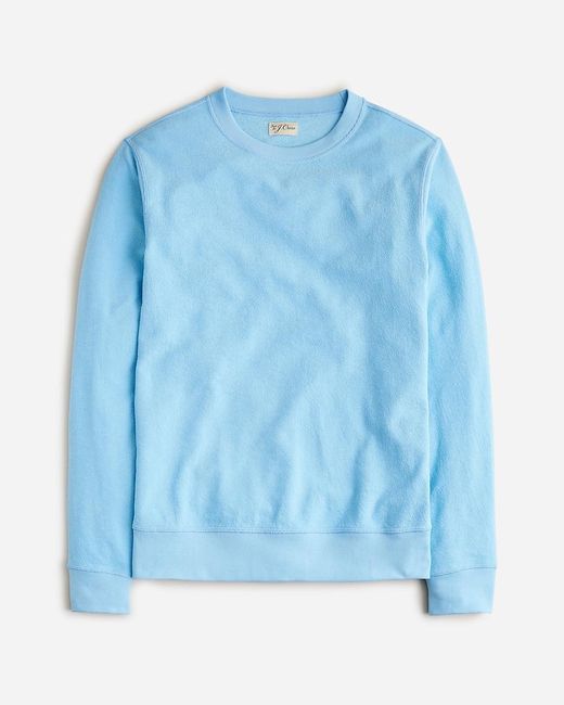 J.Crew Blue Long-Sleeve Textured Sweater-Tee for men