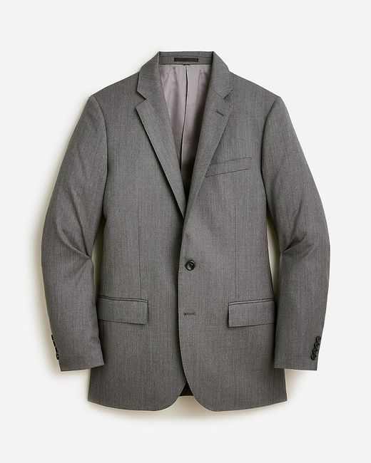 J.Crew Gray Ludlow Slim-Fit Suit Jacket With Double Vent for men