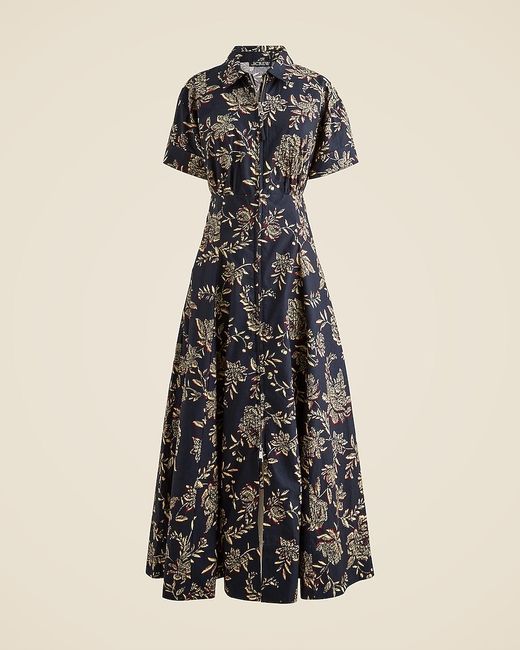 J.Crew Natural Zip-Up Shirt-Dress
