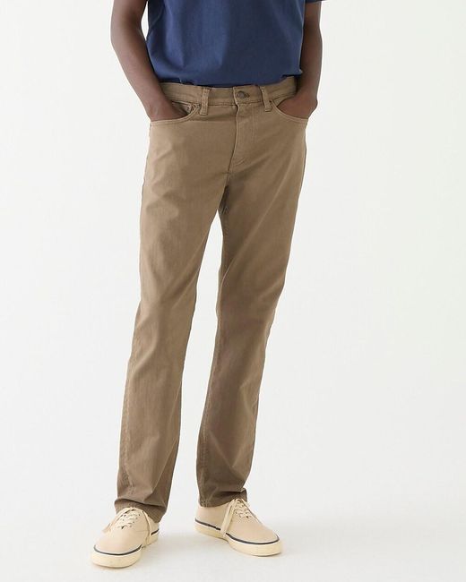 J.Crew Multicolor 770 Straight-Fit Garment-Dyed Five-Pocket Pant for men