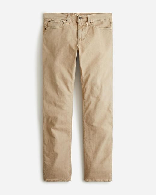 J.Crew Black 484 Slim-Fit Garment-Dyed Five-Pocket Pant for men