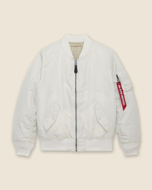 J.Crew Natural Alpha Industries Ma-1 Flight Jacket