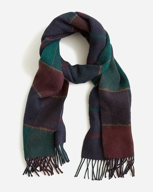 J.Crew Black Abraham Moon & Sons For Double-Faced Scarf for men
