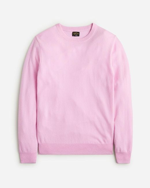 J.Crew Pink Cashmere Crewneck Sweater for men