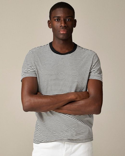 J.Crew Sueded Cotton T Shirt in Gray for Men Lyst