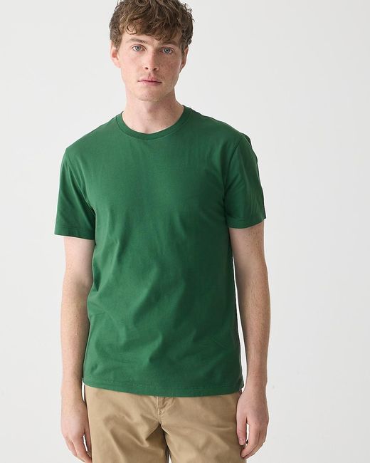 J.Crew Green Broken-In T-Shirt for men
