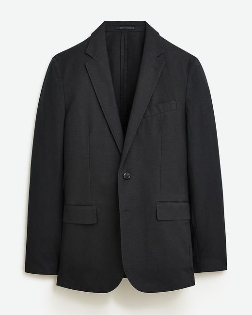 J.Crew Black Ludlow Slim-Fit Unstructured Suit Jacket for men