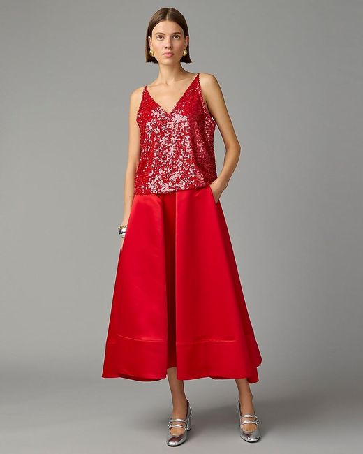 J.Crew Red Collection Ball Gown Skirt