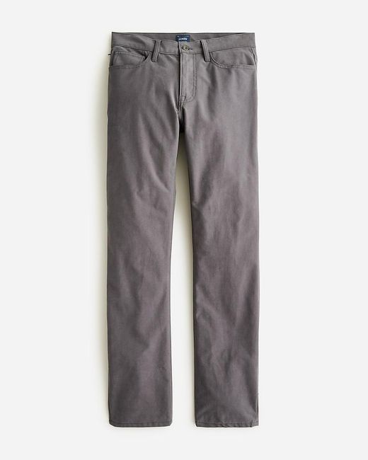 J.Crew Gray 770 Straight-Fit Five-Pocket Midweight Tech Pant for men